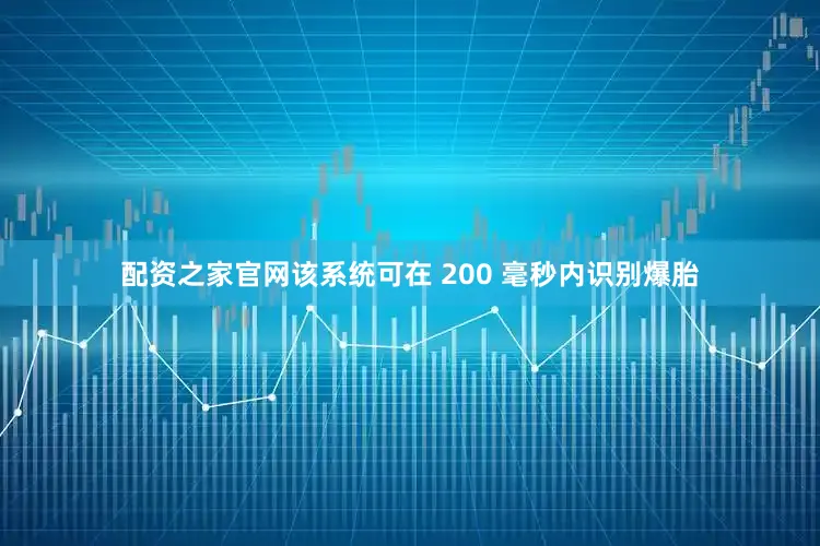 配资之家官网该系统可在 200 毫秒内识别爆胎